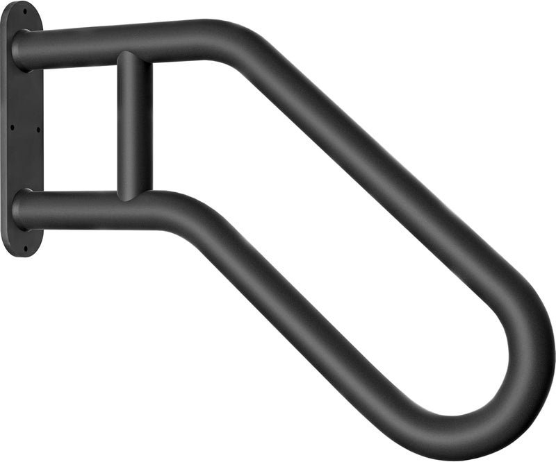 ZOOKASEA Hand Rails for Outdoor Steps, Handrails for Exterior Steps, Heavy-Duty Non-Slip Stair Railing, U-Shaped Rail for Garage, Porch, Deck, and Garden - Image 1